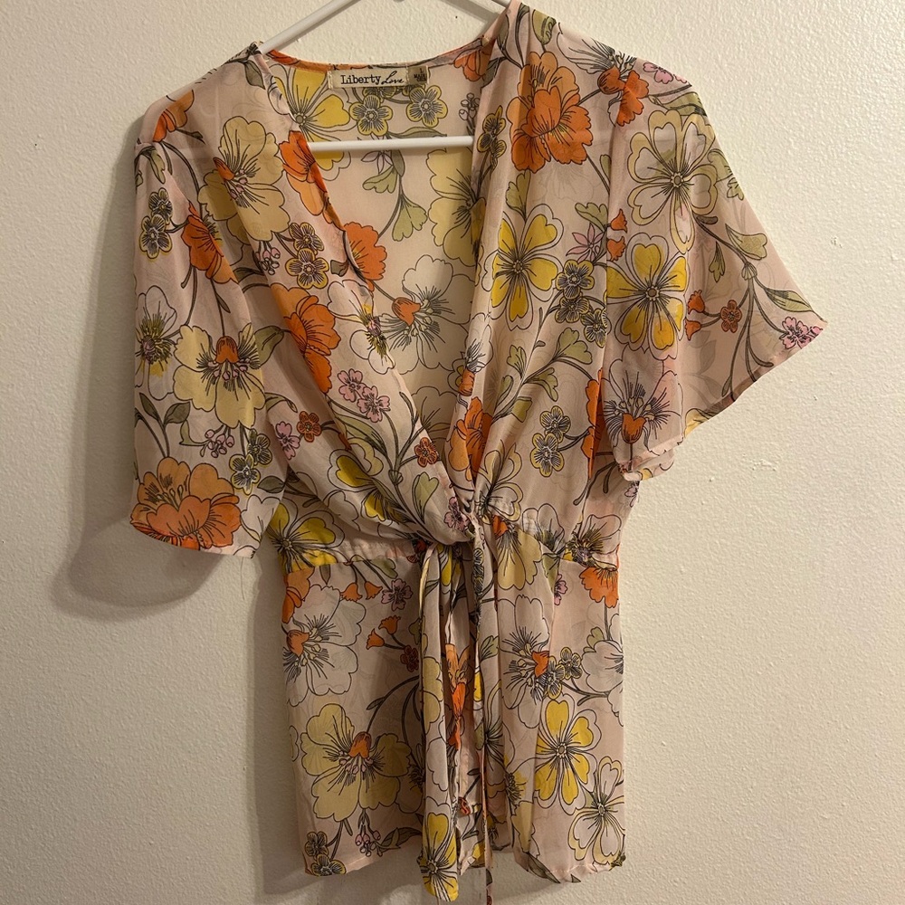 Liberty Love Floral V-Neck Blouse